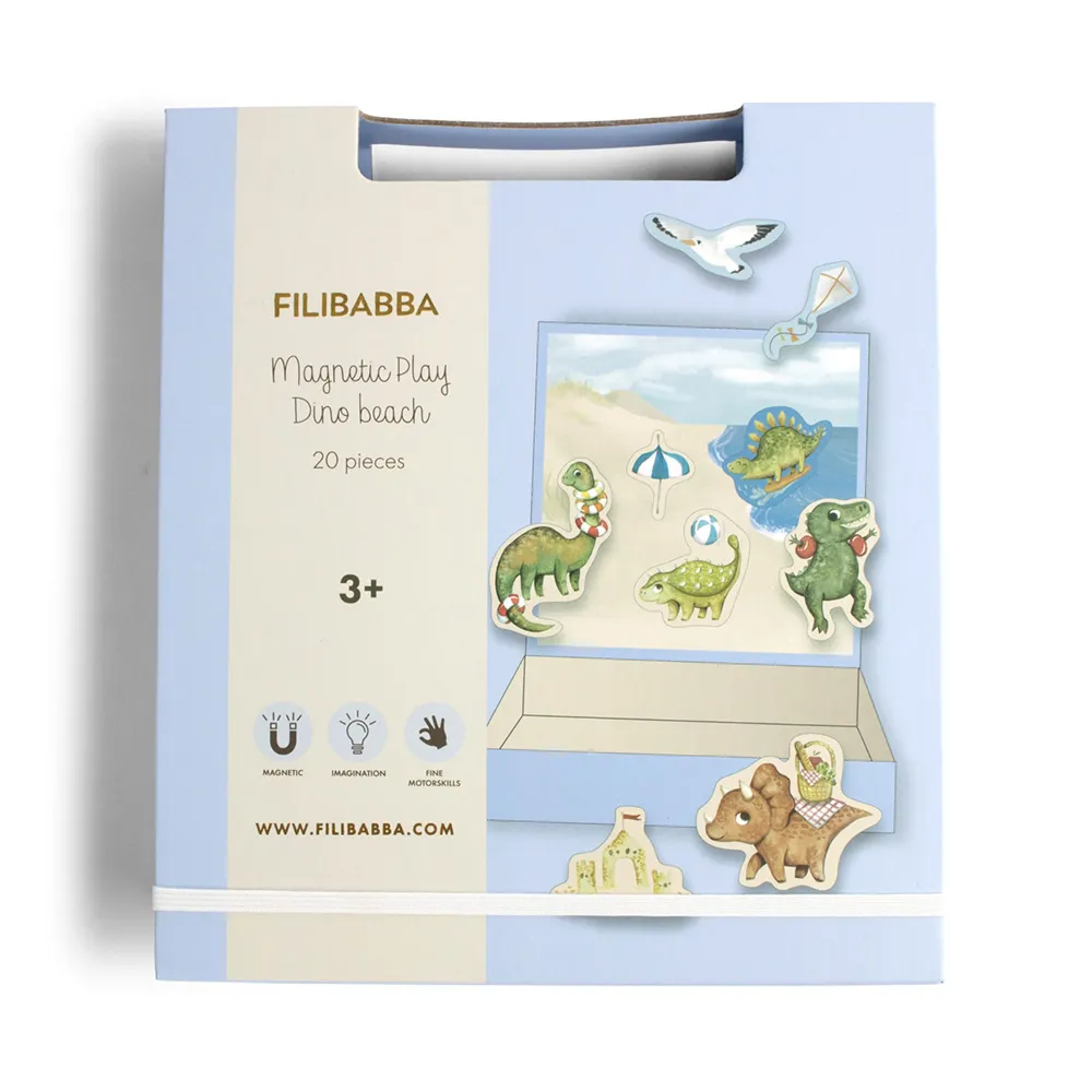 Filibabba Magnetiska spel - Dino Beach