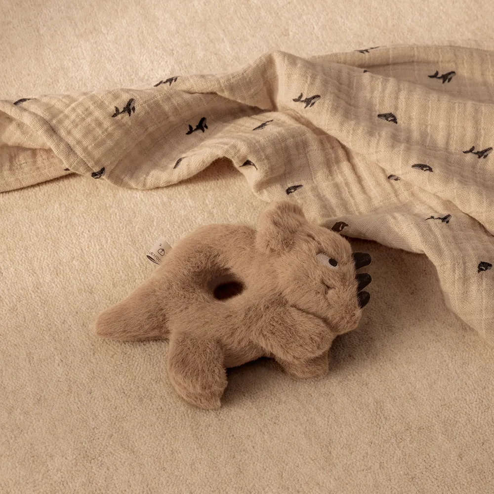 Liewood Romain Dino Tricera Rattle Dune