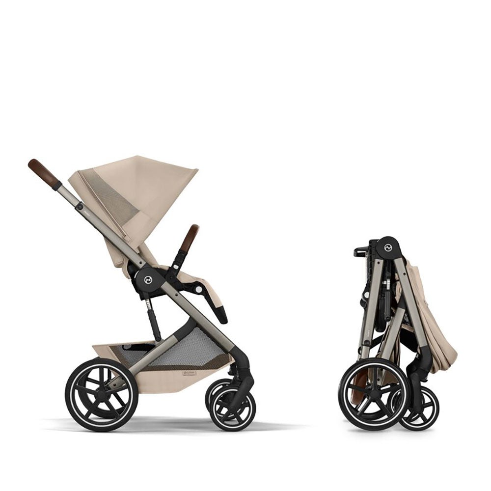 Cybex Balios s lux tpe incl. hopfällbar liggdel almond beige