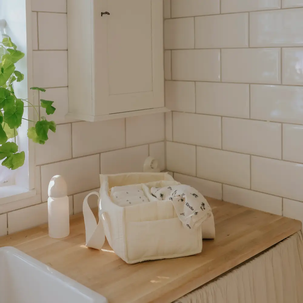 Elodie Details Blöjförvaringsset Creamy White