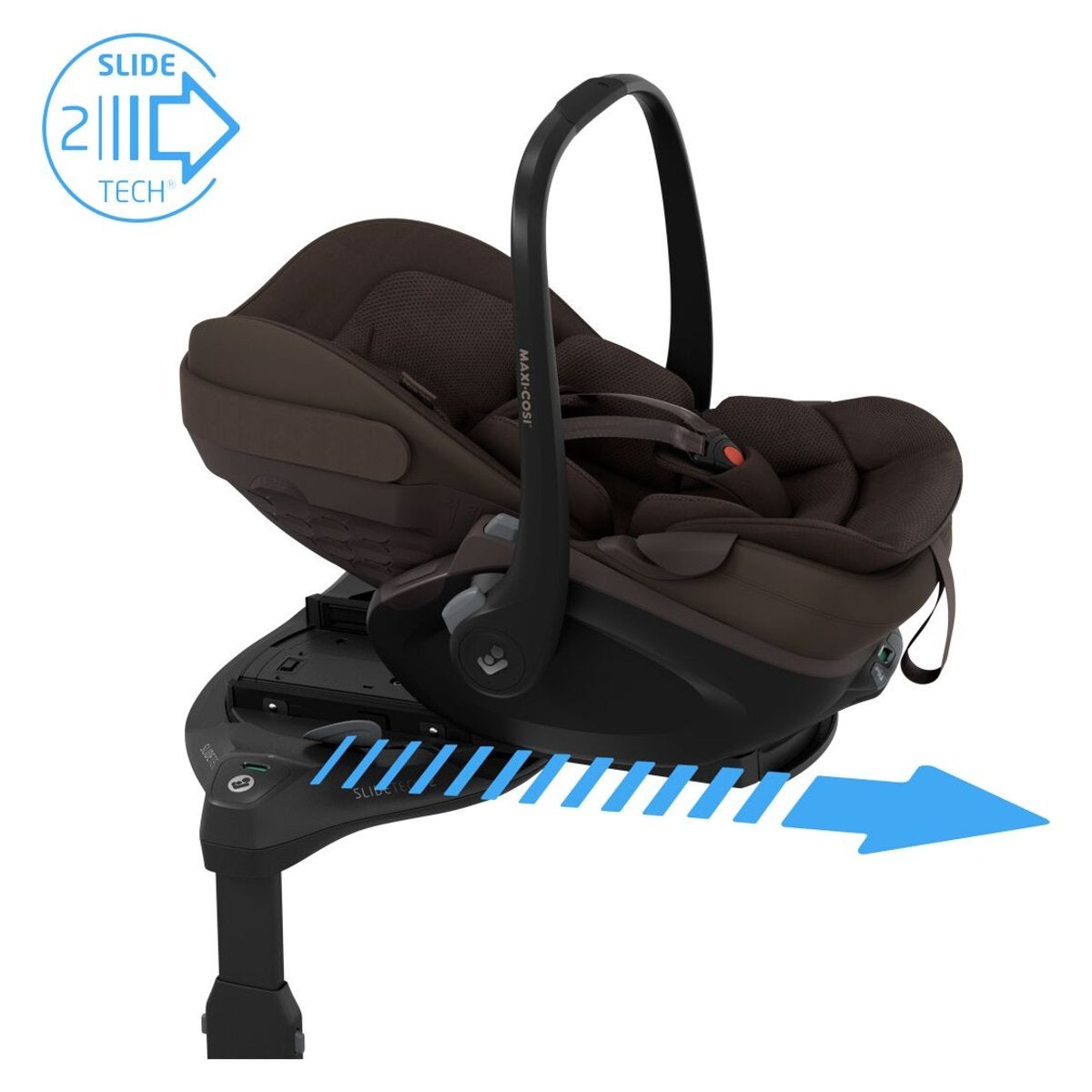 Maxi-Cosi Pebble Slide Pro babyskydd Espresso Brown