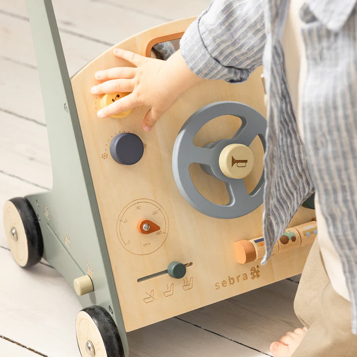 Sebra Aktivitetsbil i trä