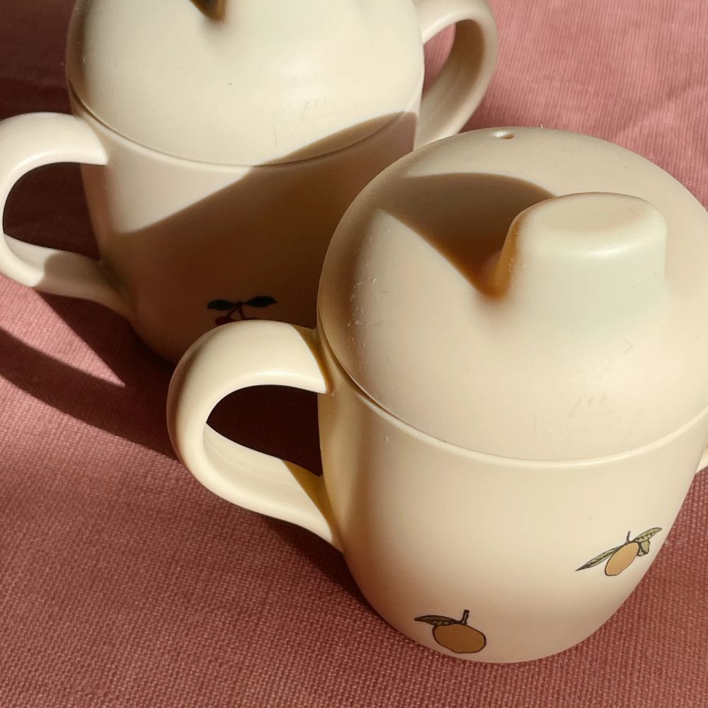 Konges Slöjd 2 Pack Sippy Cup Lemon-One Size