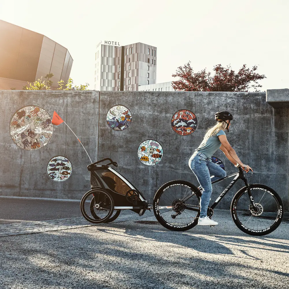 Thule Chariot Lite single Cykelvagn Vintage Green