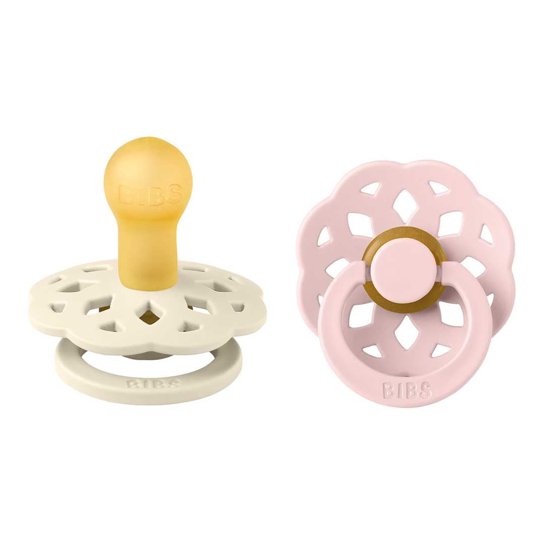 BIBS napp Boheme 2-pack 0-6m Ivory/Blossom