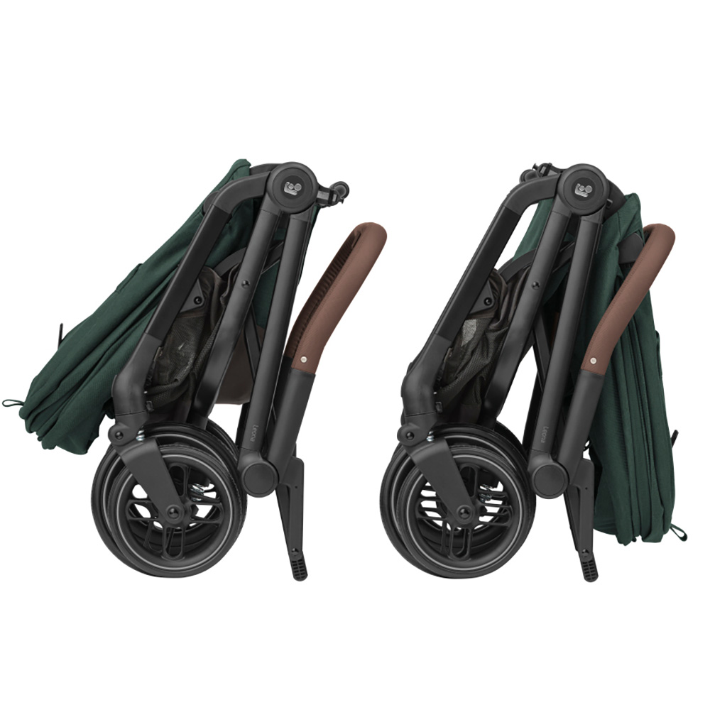 Maxi-Cosi Lena 2 twillic green (svart ram/brunt läder)