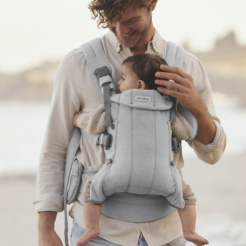 BabyBjörn bärsele Harmony Vävd Light Grey