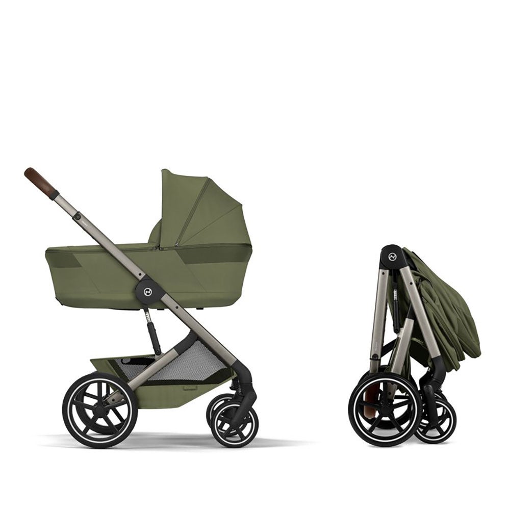 Cybex Balios s lux tpe incl. hopfällbar liggdel moss green