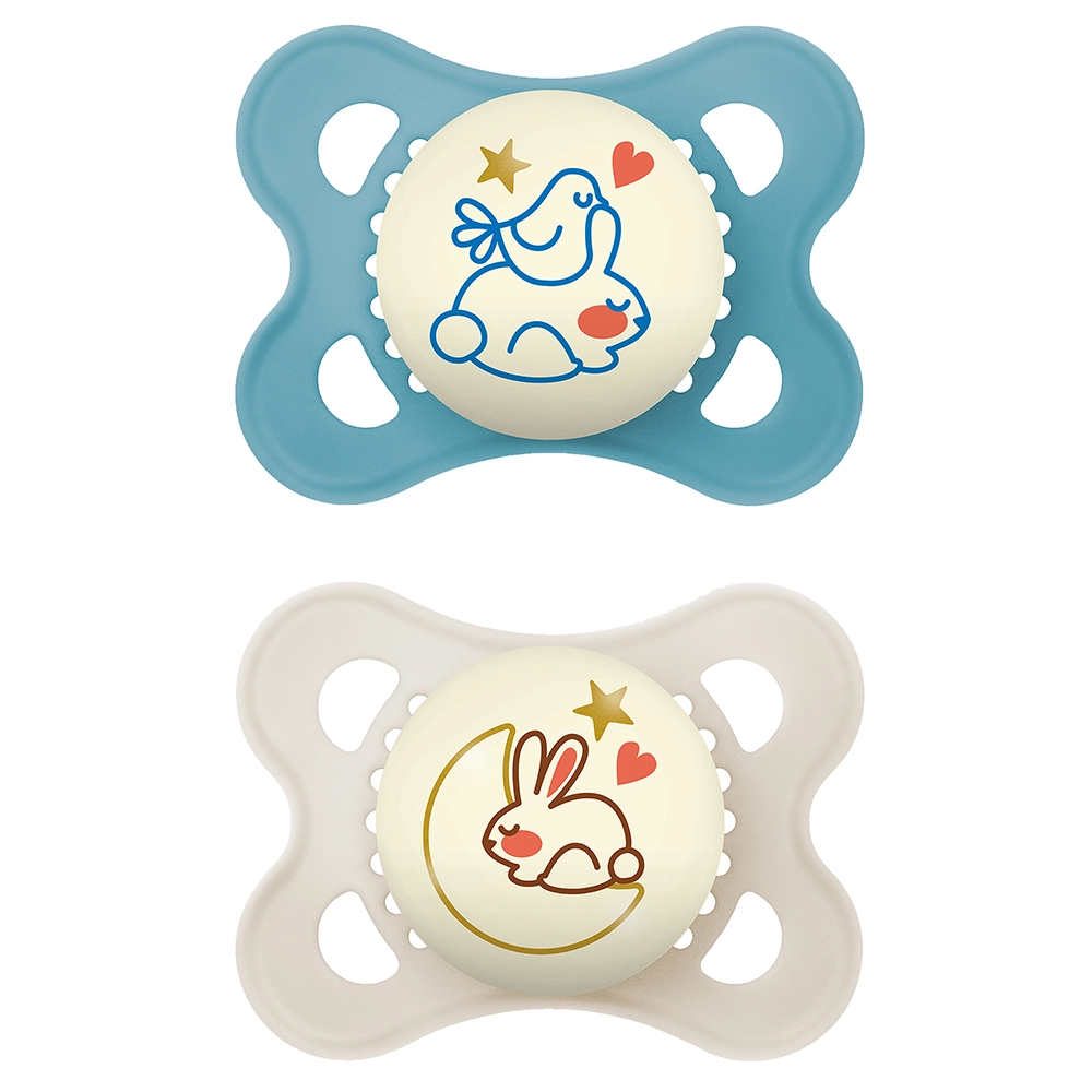 MAM Original Night 0-6 mån Silk Mix Blandade färger 2p