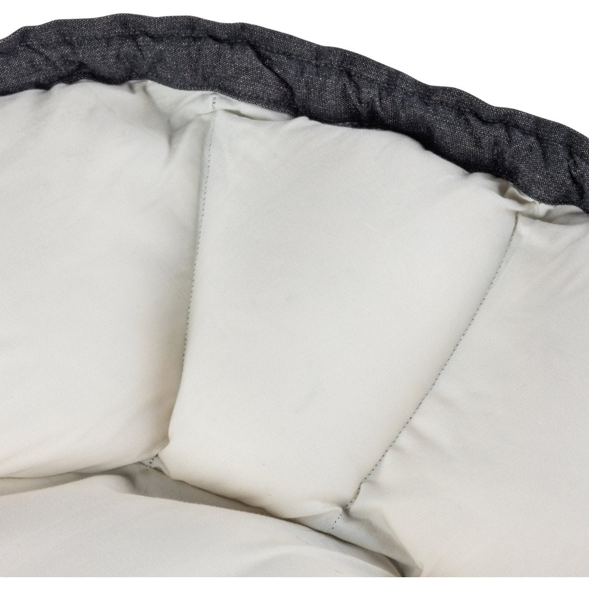 Sebra Babynest 3-i-1 med huv dark grey melange