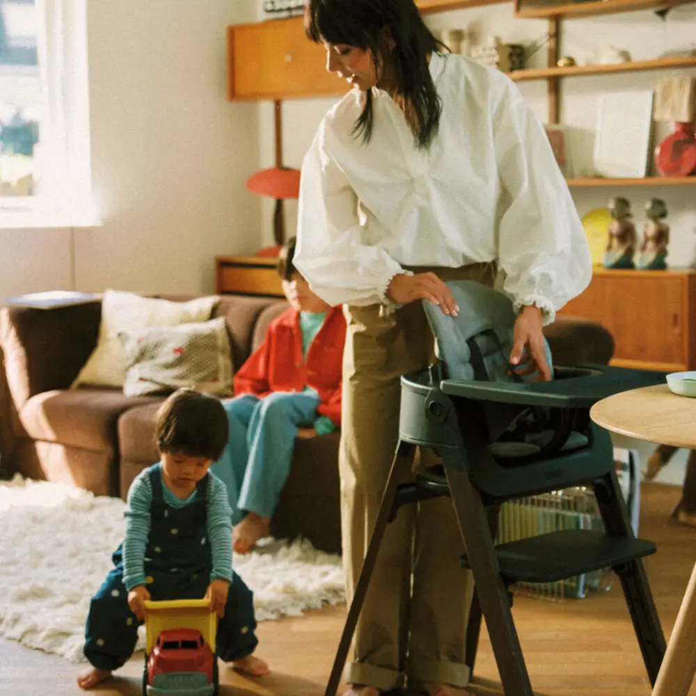 Stokke Steps 3in1 stol Black / Warm Brown