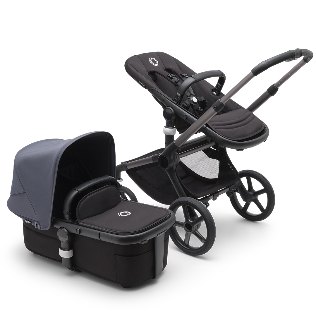 Bugaboo Fox 5 duovagn Stormy Blue