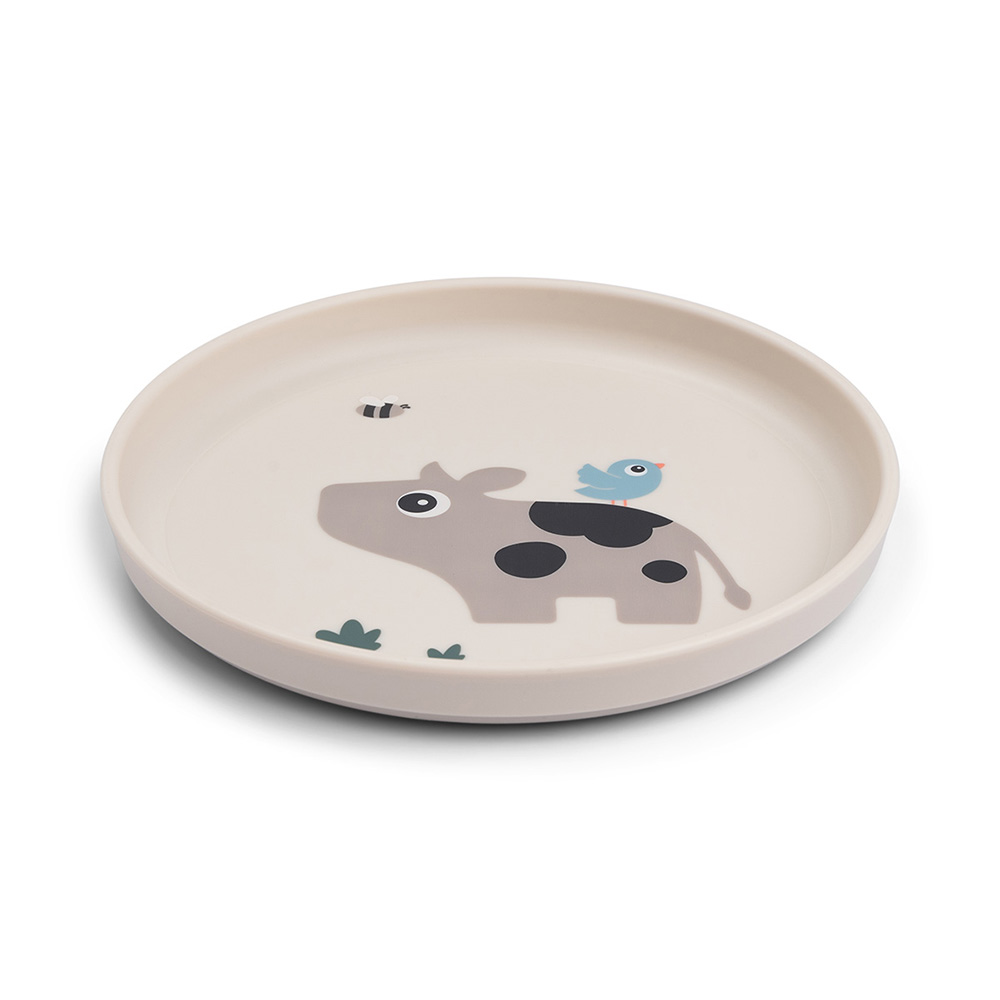 Done by Deer Foodie tallrik Tiny farm Sand