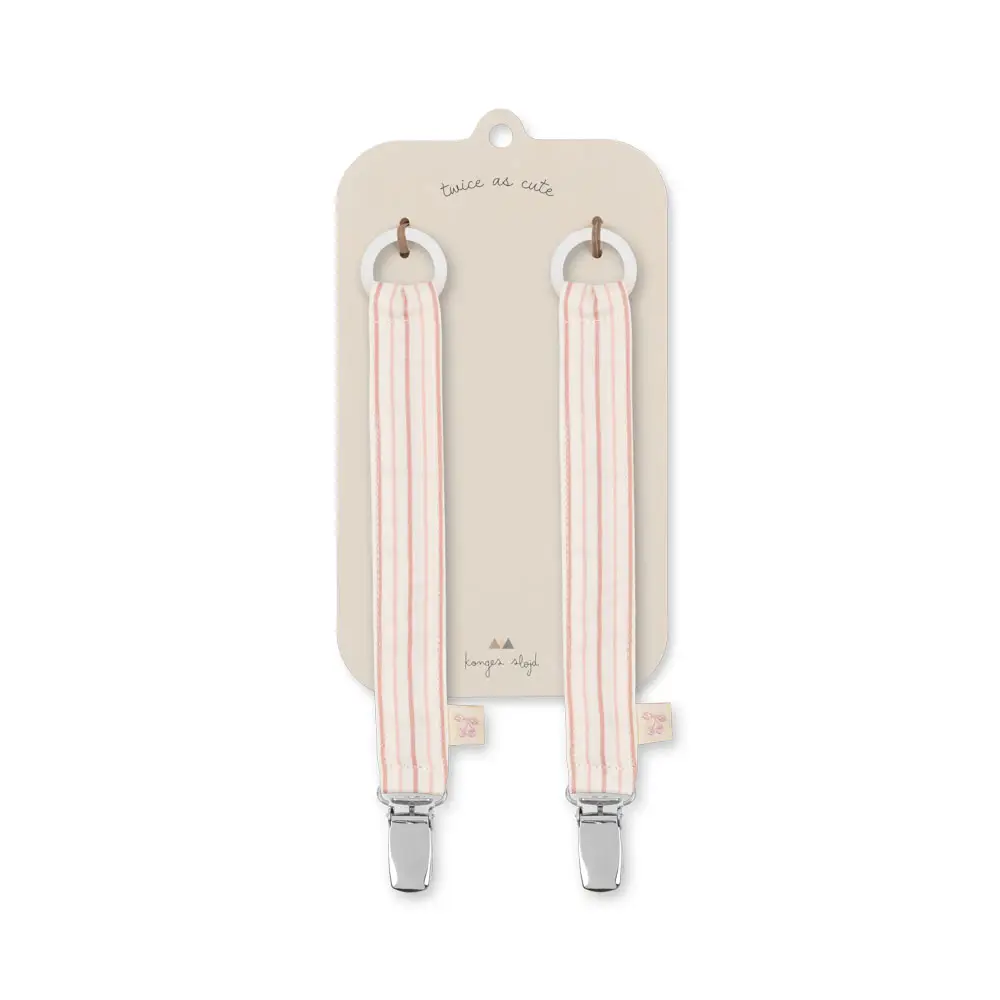Konges Slöjd 2 Pack Napphållare Stripie Petite Rose