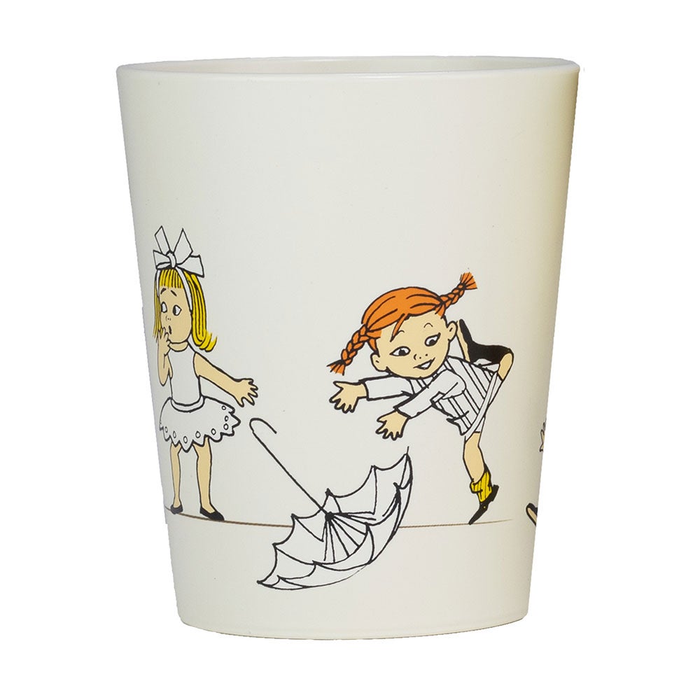 Rätt Start Pippi Cirkus Tumblermugg beige
