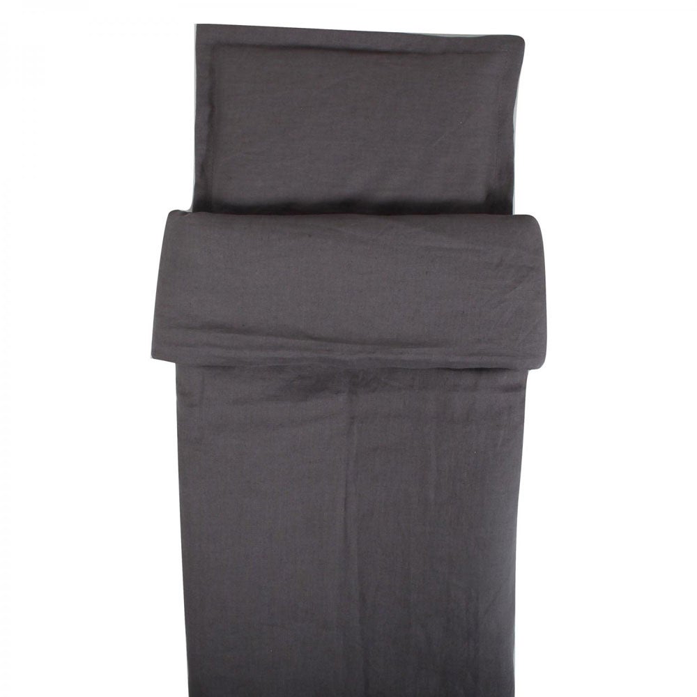 NG Baby Påslakanset Spjälsäng Mood Graphite Grey