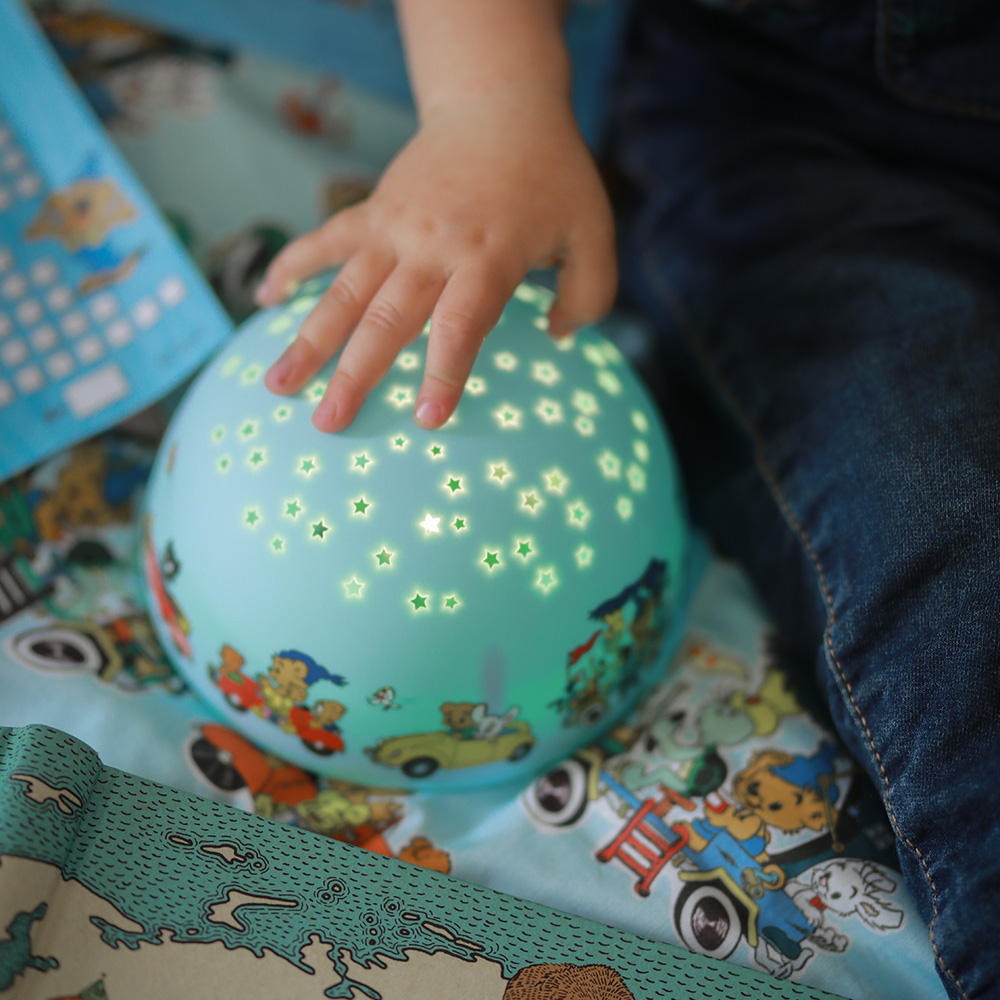 Rätt Start Bamse Nattlampa med stjärnhimmel och musik