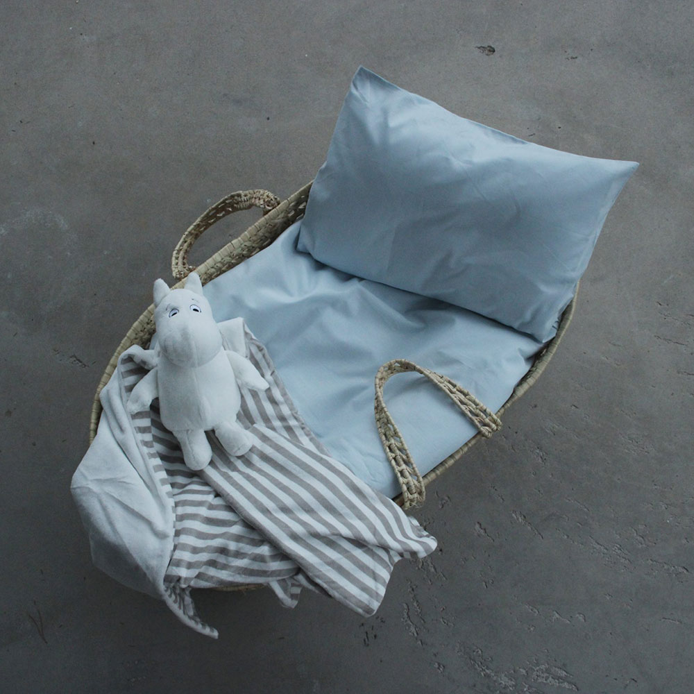 Rätt Start Påslakanset vagn/vagga blå