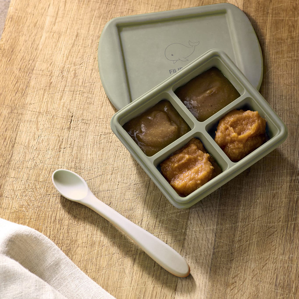 Filibabba Frysbricka silikon 4x65 ml 2-pack Ocean Mix