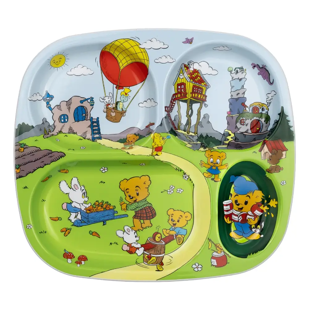 Rätt start Bamse Motiv Facktallrik