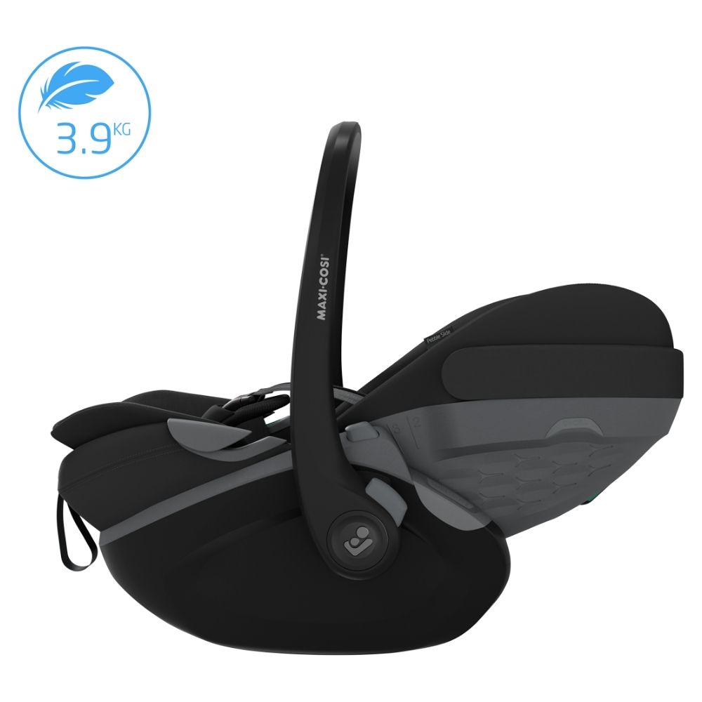 Maxi-Cosi Pebble Slide Pro Babyskydd Onyx Black