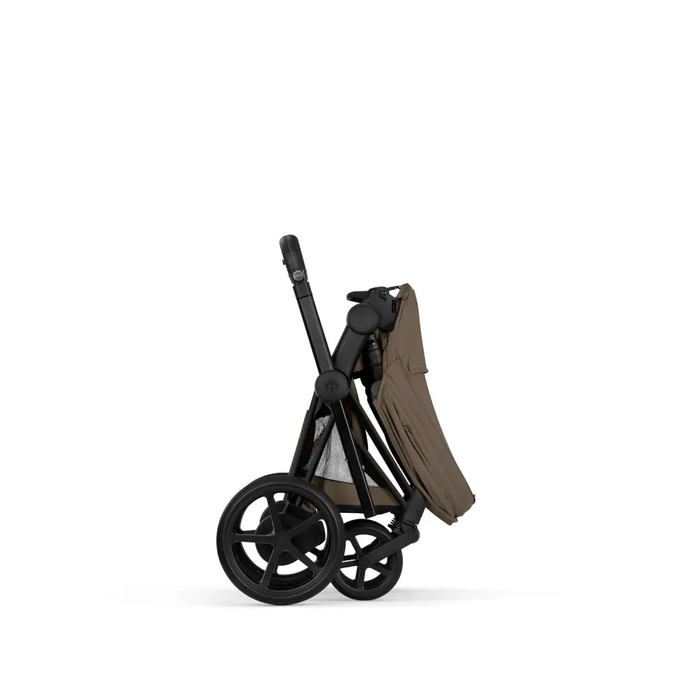 Cybex ePriam Barnvagn Matt Black/Coconut Brown