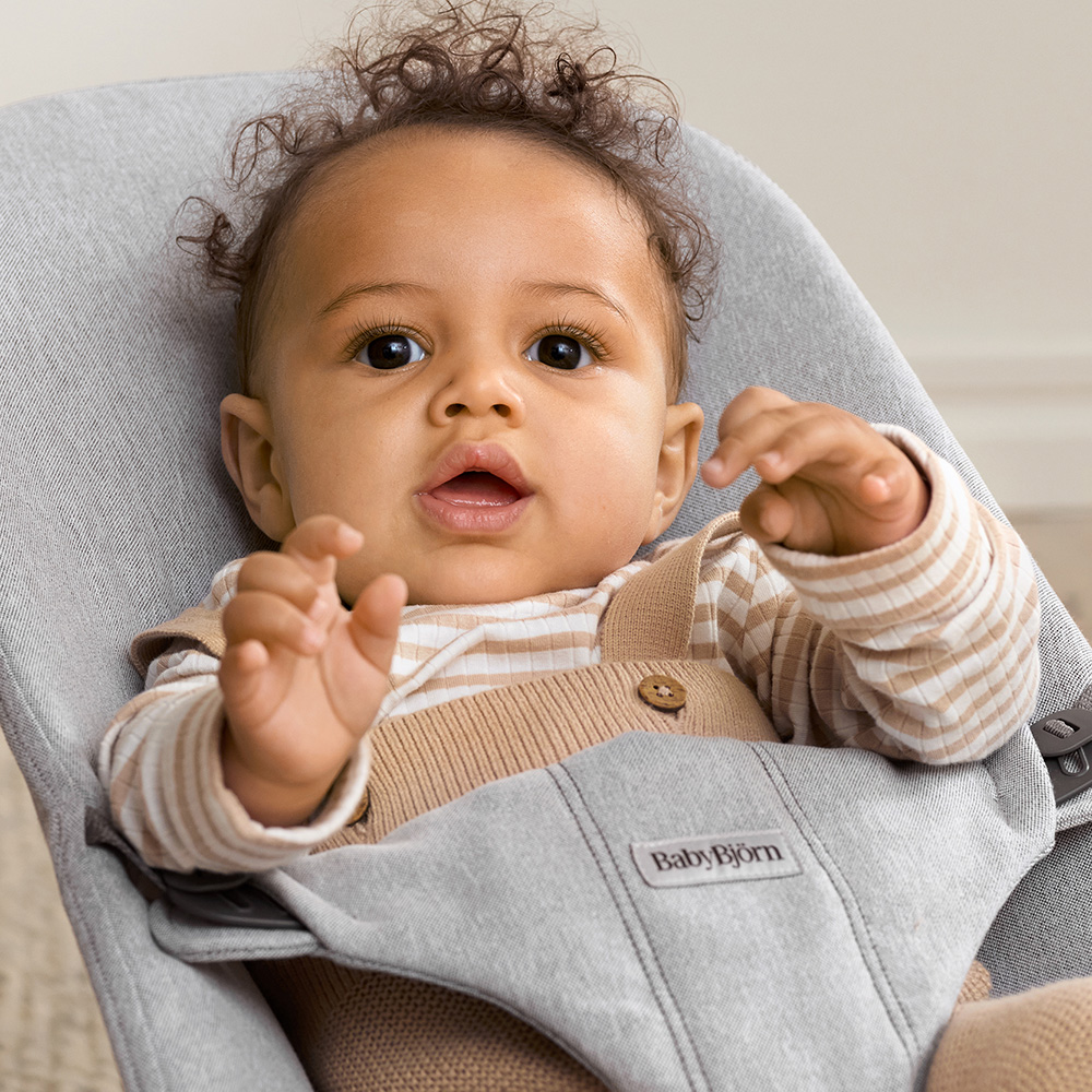 Babybjörn Babysitter Bliss vävd Melange Grey