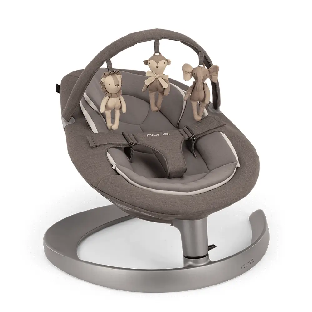Nuna LEAF Grow babysitter med lekbåge Granite