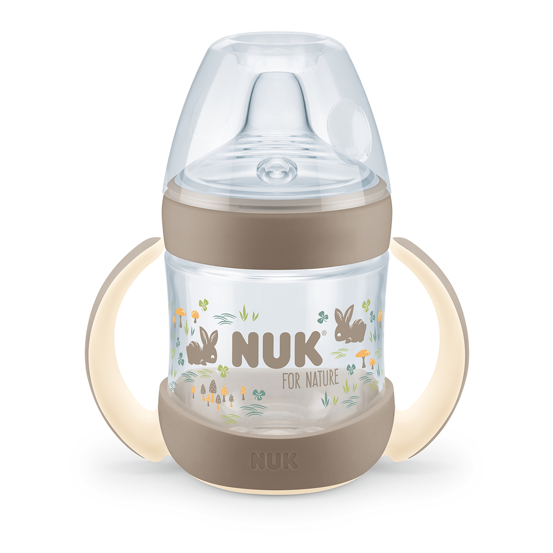 NUK for Nature Learner spillfri pipmugg Cream 6m