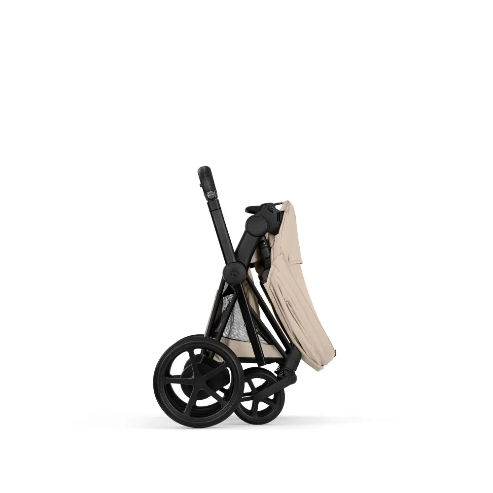 Cybex ePriam Barnvagn Matt Black/Cozy Beige