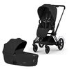 Cybex ePriam Barnvagn Matt Black/Sepia Black