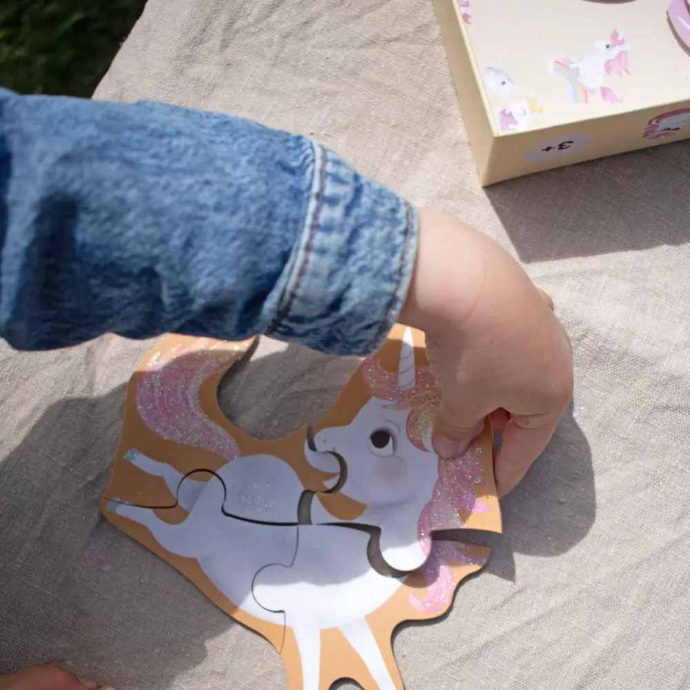 Filibabba set of 7 puzzles - unicorn shores