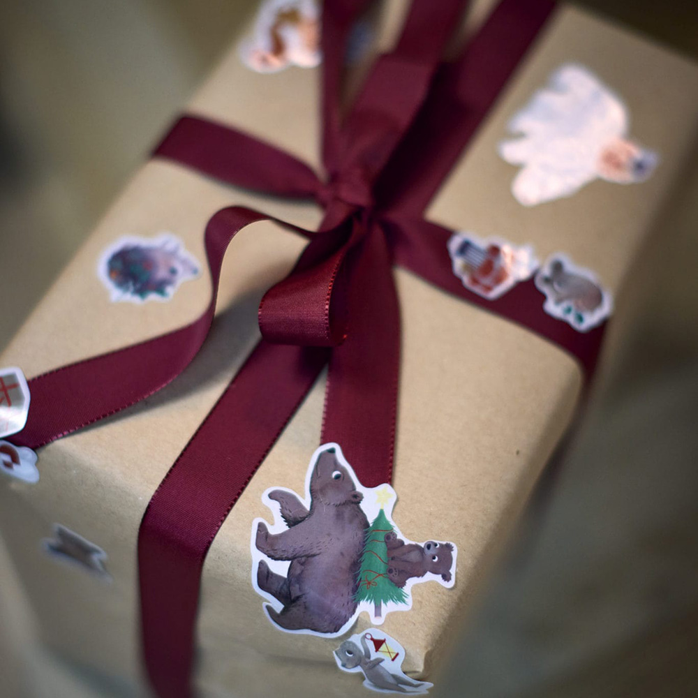 Filibabba klistermärken Wonderful Winter Forest friends