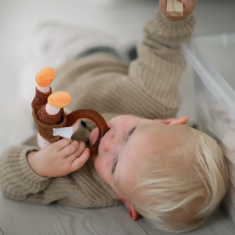 Rätt start Alfons Åberg Bitleksak med naturgummiring