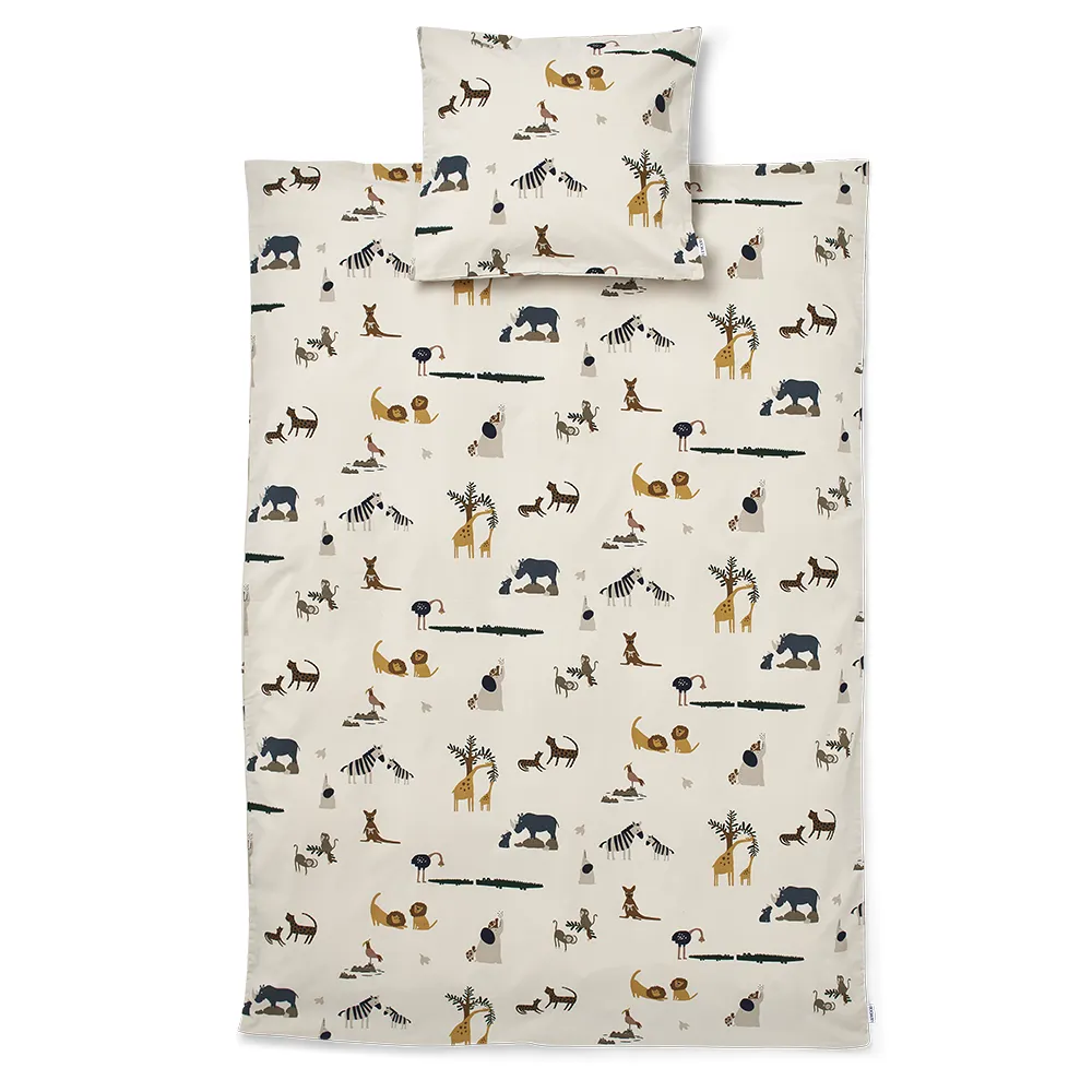 Liewood Carmen Baby Printed Bedding 70x100 cm All together / Sandy