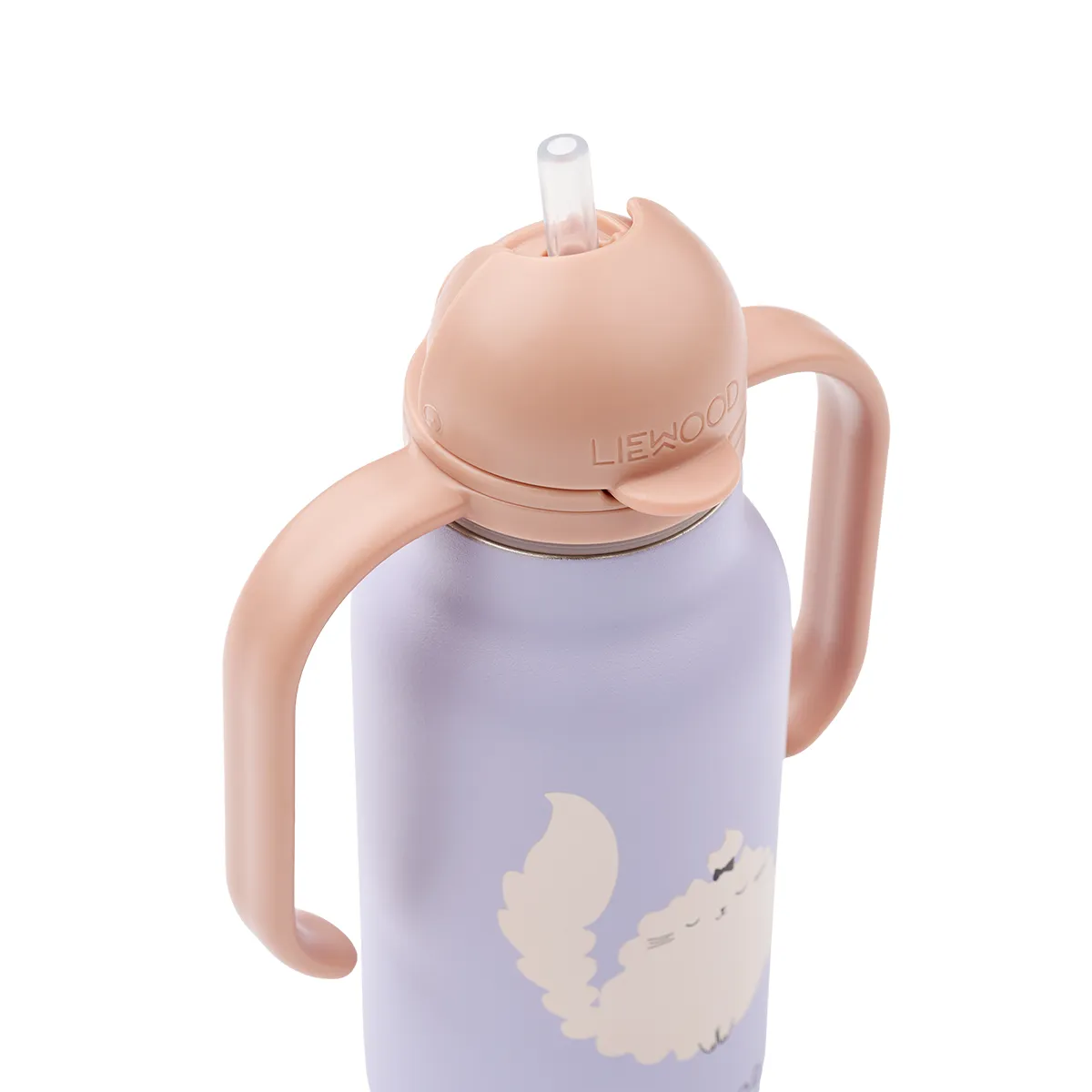 Liewood Kimmie vattenflaska 250 ml Cat / Warm lilac