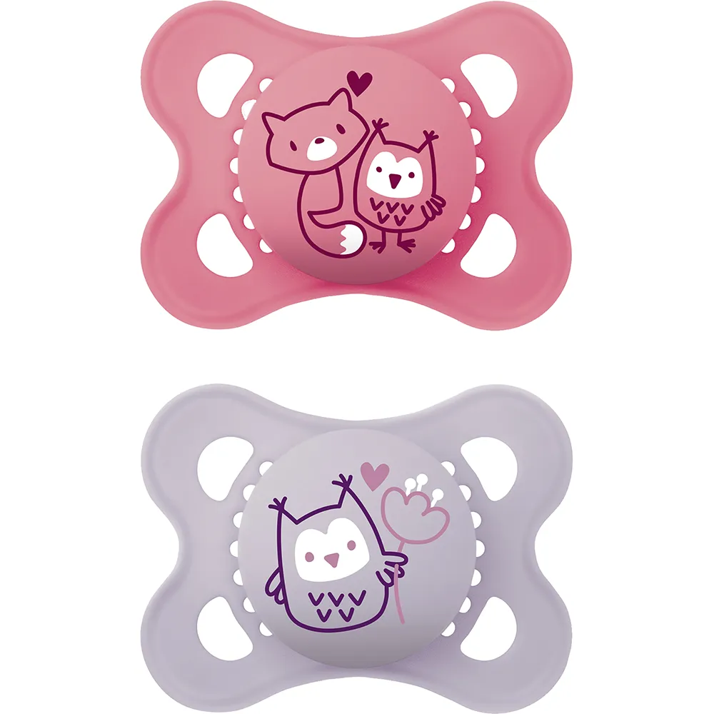 MAM Original Silikon 0–6m Rosa