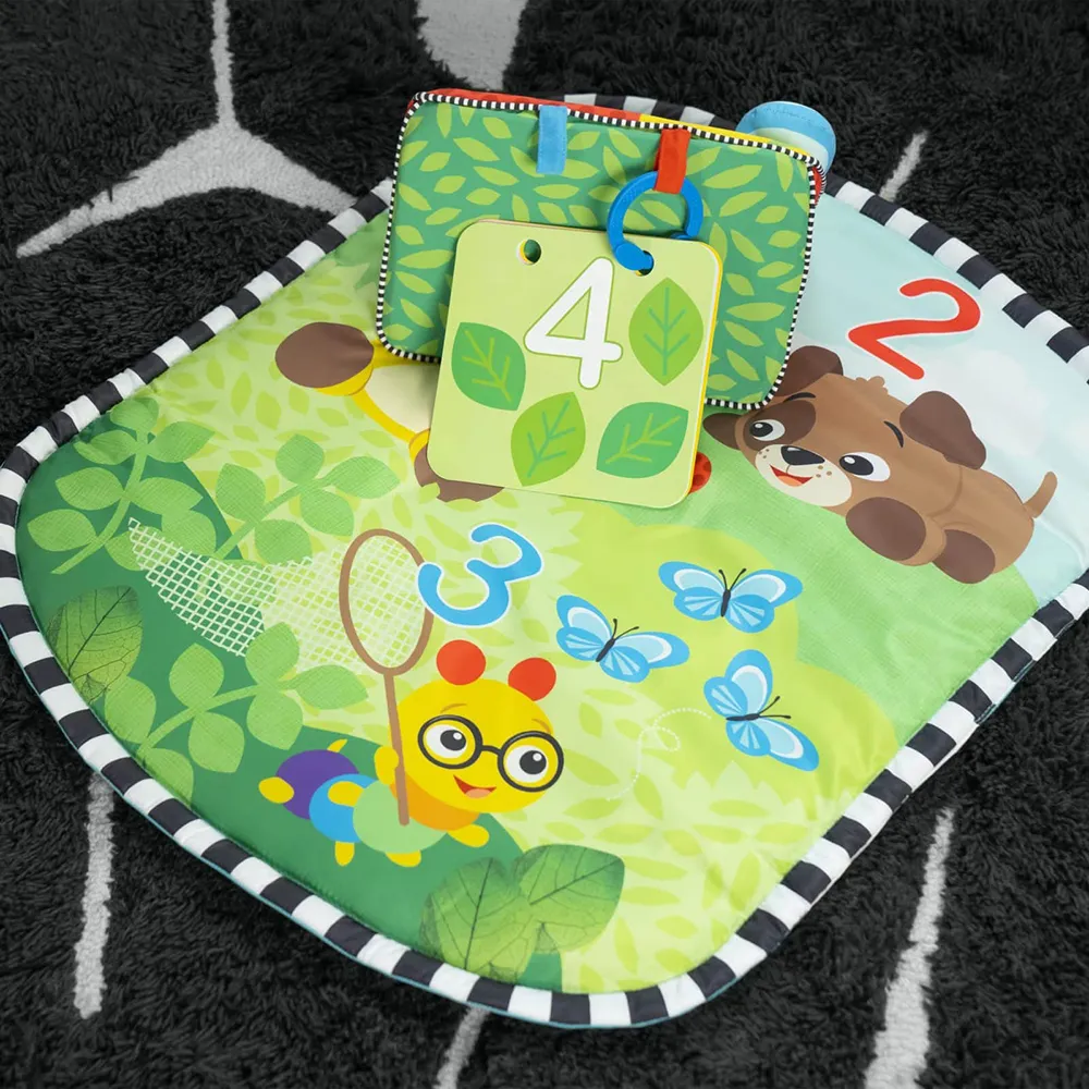 Baby Einstein Discovery Garden Tummy Time Mat & Mirror
