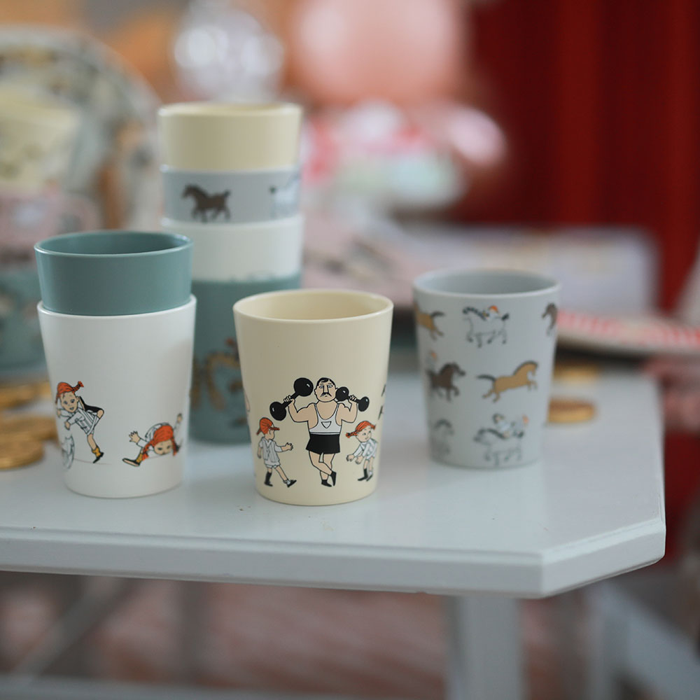 Rätt Start Pippi Cirkus Samlarkoppar 4-pack