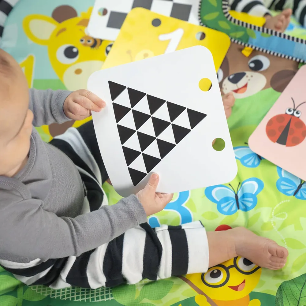 Baby Einstein Discovery Garden Tummy Time Mat & Mirror