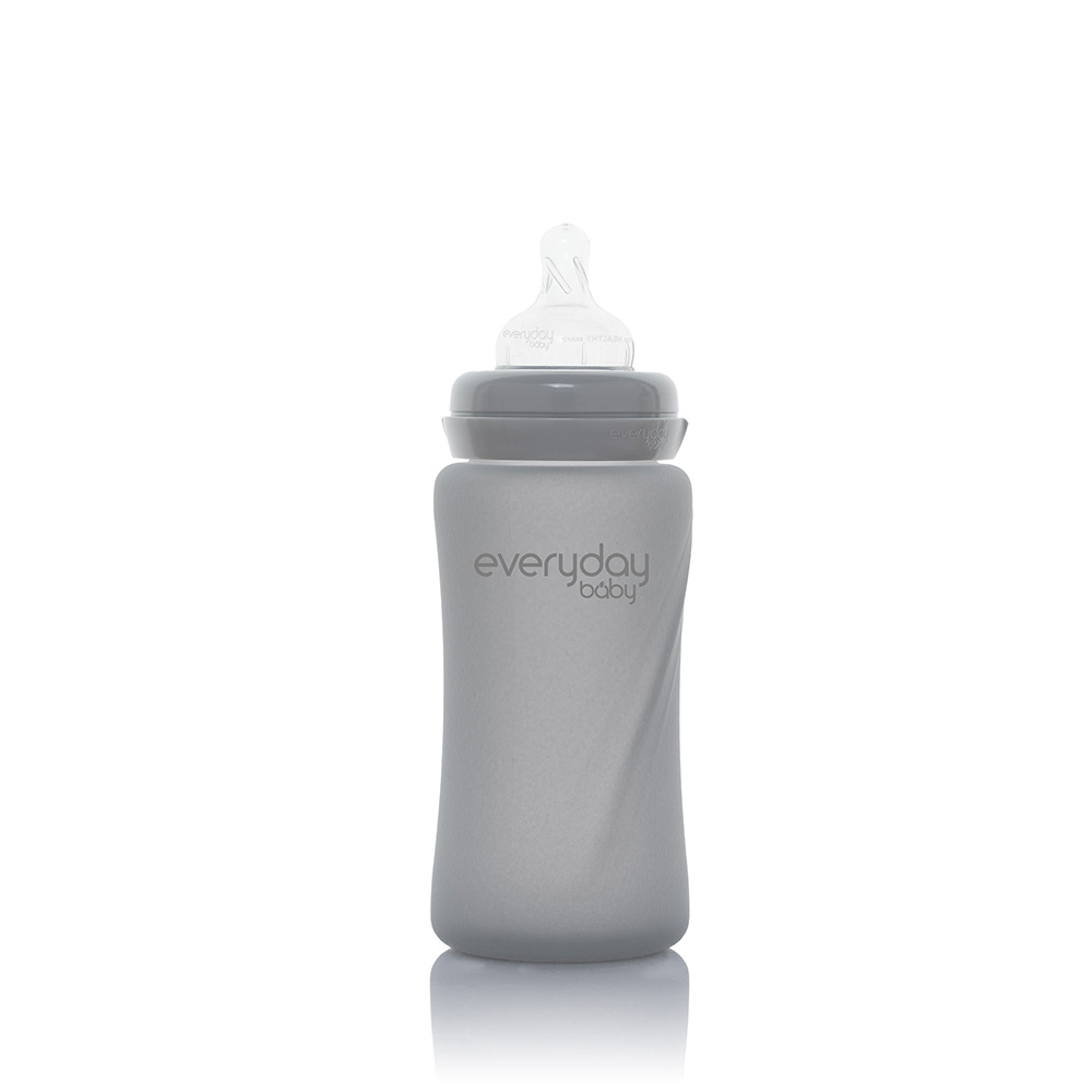Everyday Baby nappflaska Healthy + 240 ml -  Quiet Gray