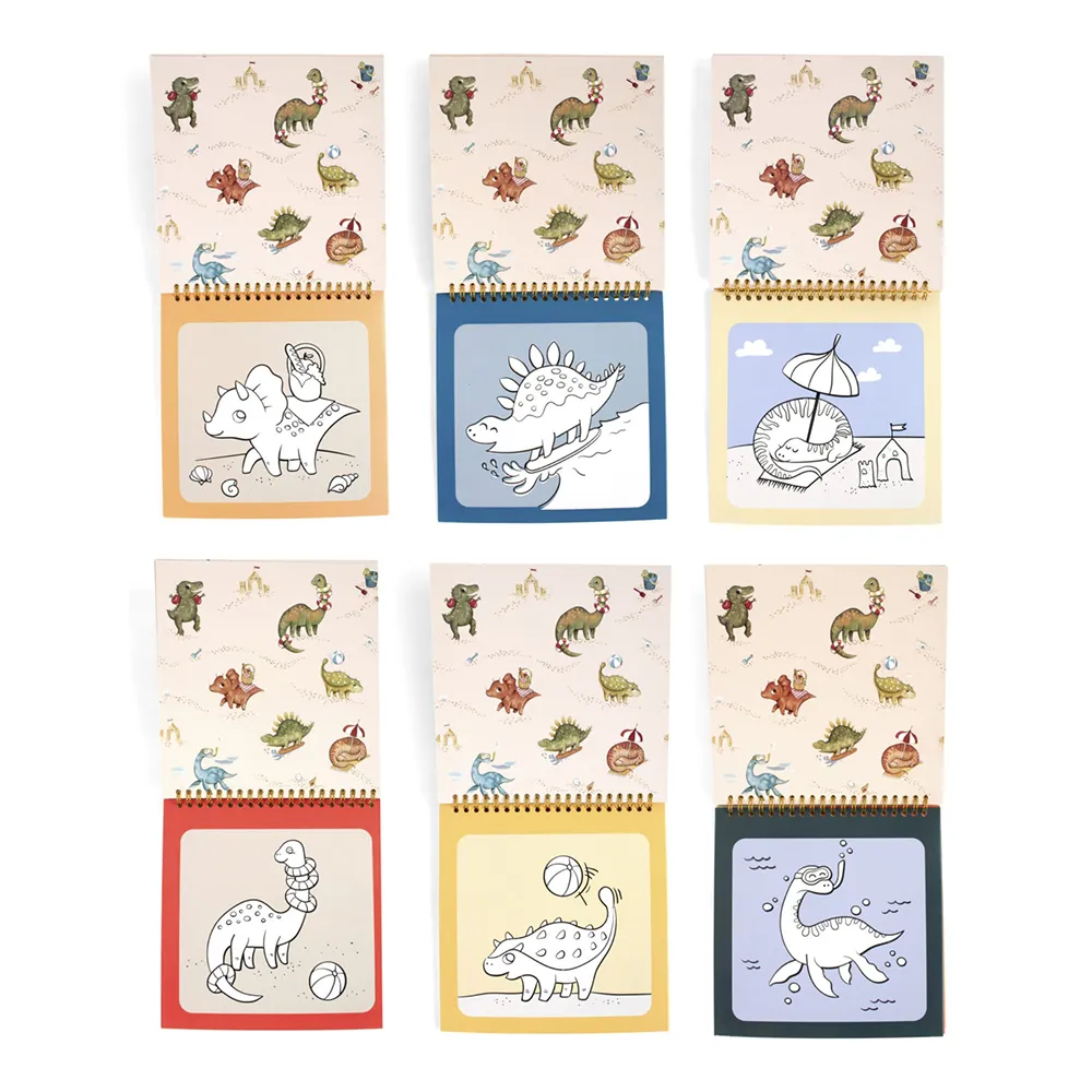 Filibabba Min favorit vattenmålarbok - Dinos