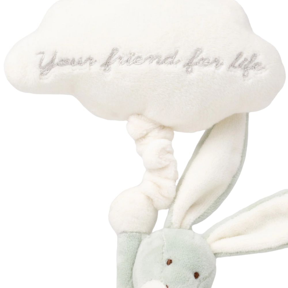 Teddykompaniet Diinglisar Speldosa Moln Kanin Lindblomsgrön