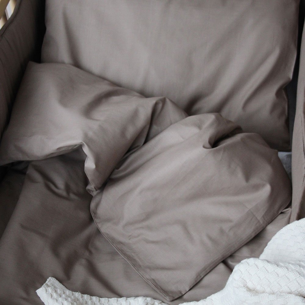 Rätt Start Påslakanset spjälsäng brun