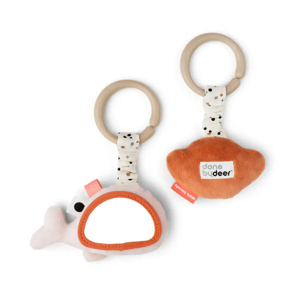 Done by Deer Hängande leksak 2-pack Wally Powder