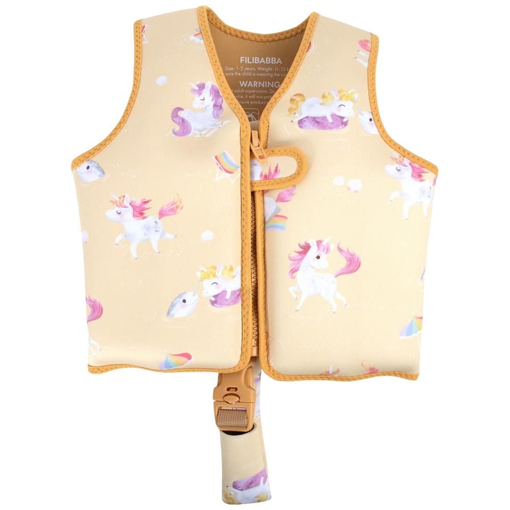 Filibabba Flytväst 3-4 år unicorn shores