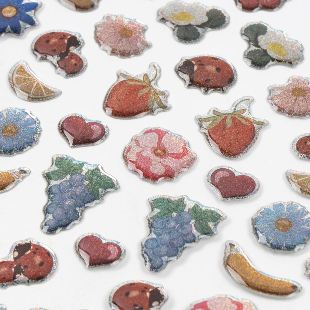 Konges Slöjd Puffy Stickers Ladybug