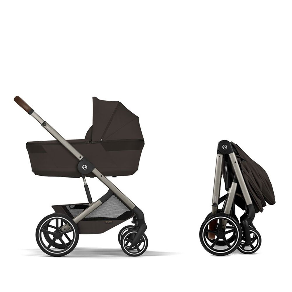 Cybex Balios s lux tpe incl. hopfällbar liggdel chocolate brown