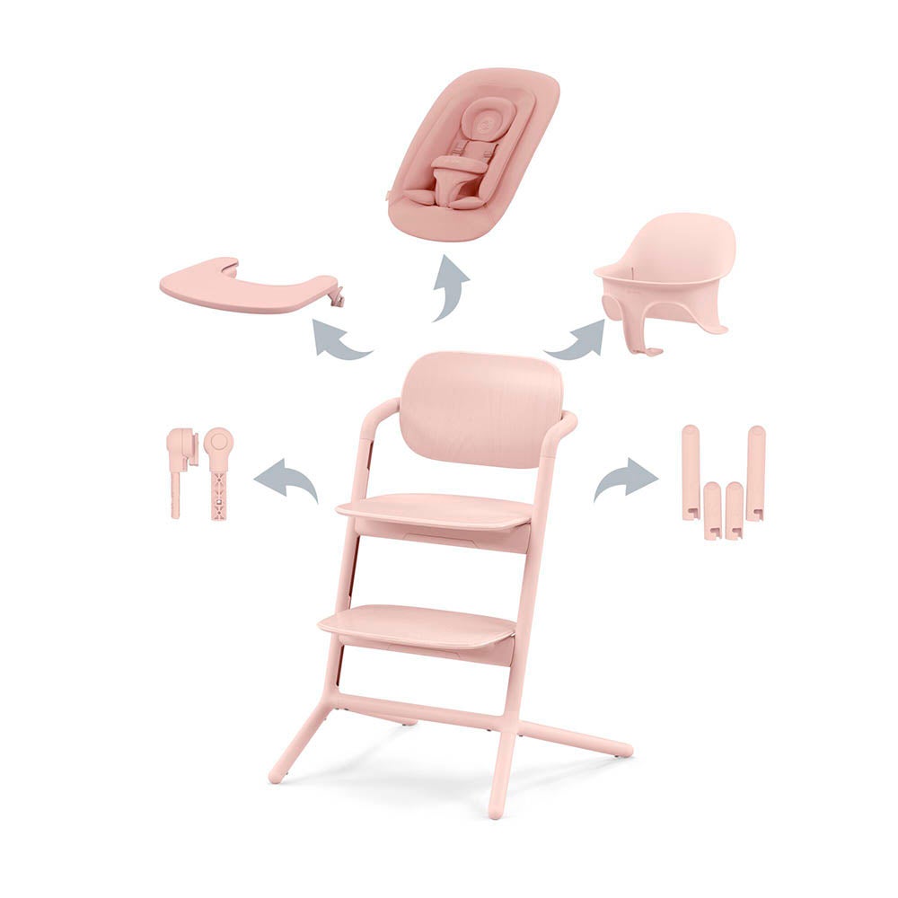 Cybex LEMO barnstol 4in1 Pearl Pink 