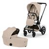Cybex ePriam Barnvagn Matt Black/Cozy Beige